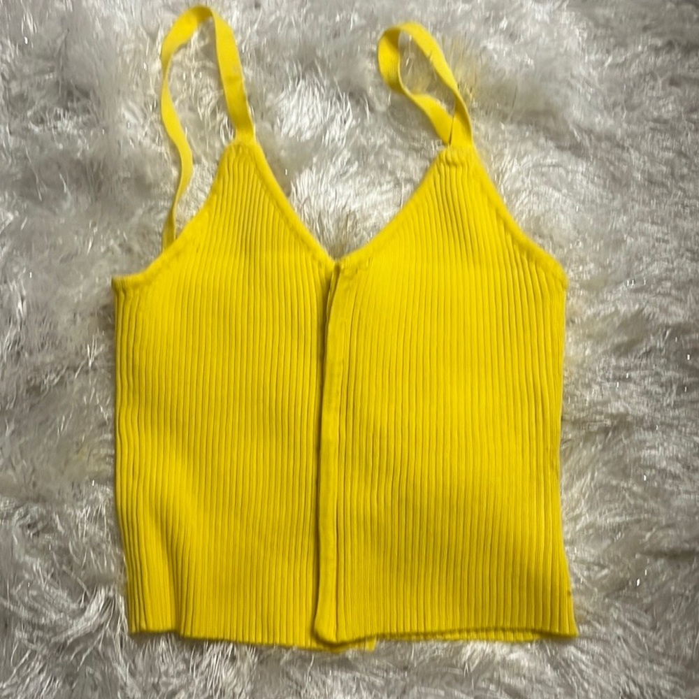 Daisy yellow tanktop Hook on